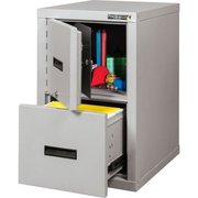 Fire King Fireking Fireproof File Cabinet And Safe - Legal & Letter Size 17-3/4"W x 22-1/8"D x 27-3/4"H 2S1822-DDSSF